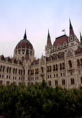 Fototapeta na wymiar The parliament building in Budapest. Hungary.