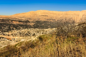 Lebanon mountain panorama