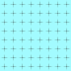 Glowing monochrome transparent stars on a light blue background.