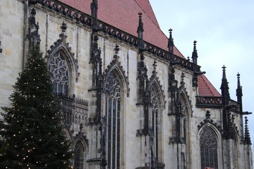 Fototapeta na wymiar old architecture in german city