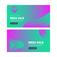 Abstract poster vector. Facebook cover. Creative banner. Gym banner. Gift card, sale voucher. Vector, illustration.