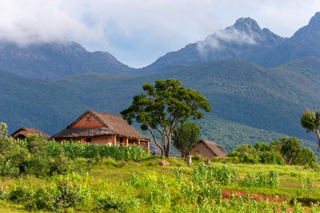 Mountain village near Andringitra national park, Madagascar