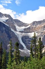 Athabasca Gletscher in den Rocky Mountains in Alberta, Kanada