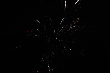 fireworks at night 