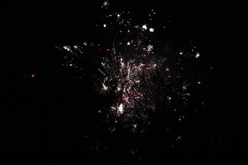 fireworks at night 