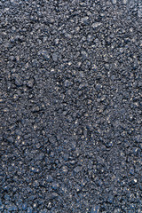 Black asphalt (bitumen) road background or texture