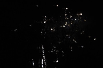 fireworks at night 