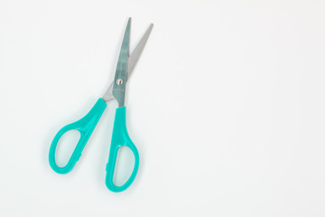 scissors on white background
