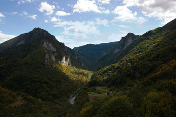 Fototapeta premium Mountain summer landscape. Canyon in Montenegro. 