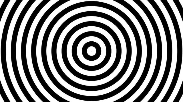 Hypnotic spiral loop movie. Optical effect seamless footage. 4K