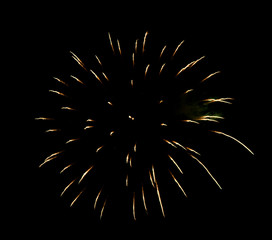 Beautiful Firework in the sky, celebration and new year concept