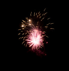 Beautiful Firework in the sky, celebration and new year concept
