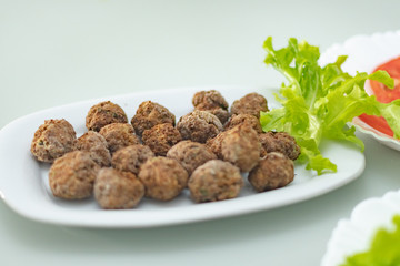 Meat dumpling home made meat-ball lunch