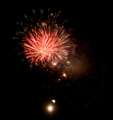 Beautiful Firework in the sky, celebration and new year concept