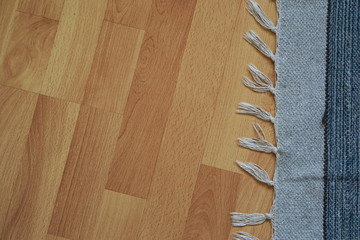 comfortable wooden floor and carpet