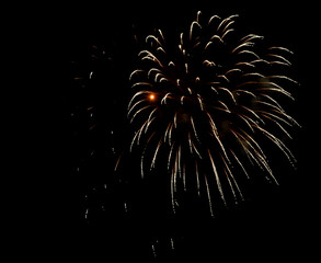 Beautiful Firework in the sky, celebration and new year concept