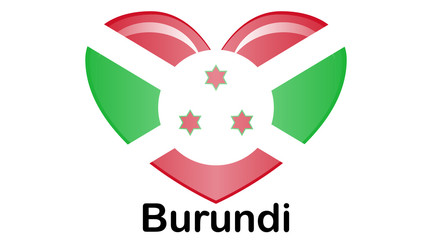 original and simple Burundi flag isolated in official colors and Proportion Correctly © MichiruKayo