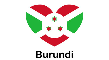 original and simple Burundi flag isolated in official colors and Proportion Correctly © MichiruKayo