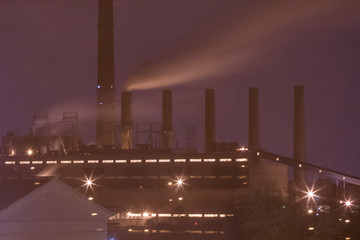Power Plant at Night