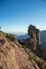 The sun begins to set over the mountains of West Texas. 