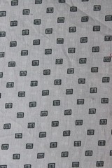 Fabric with patterns. Macro. Moscow. Russia.