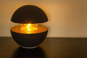 mood lamp on a cupboard