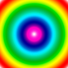 colorful design with radial background