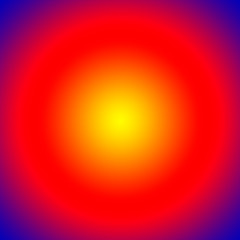 colorful design with radial background