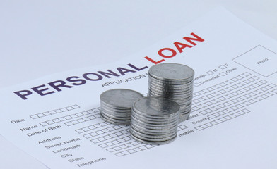 Personal Loan application concept 