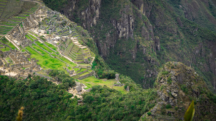 Royal Palace and the Acllahuasi of the Incas in Machu Picchu, Peru