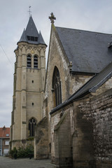 Fototapeta na wymiar old stone church in france