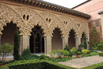 Obraz premium Palacio de la Alfajería de Zaragoza. Siglo XI.