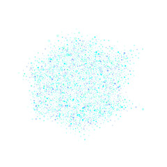 Blue, cyan, turquoise glitter stars confetti