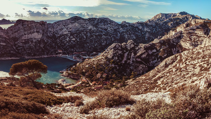 The creeks of Marseille near Sormiou