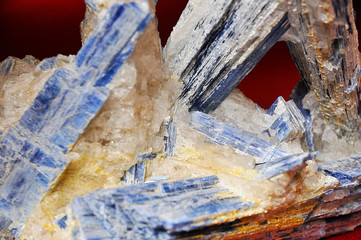 Texture on blue stones