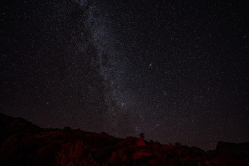 Stars dot the skies of western Texas with almost perfect views. 