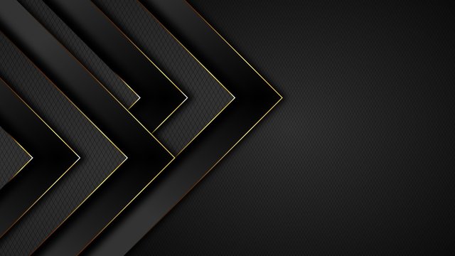 Abstrakter Hintergrund in schwarz und gold. Grafisches Design f&uuml;r Buch, Prospekt, Vorlage, Webseite, Poster, Verpackung. Mit Text-Freiraum