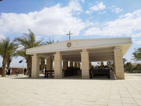 baptismal site on the Jordan River in Israel