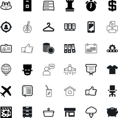 business vector icon set such as: purchase, partnership, water, audience, ecology, call, architecture, shadow, tag, family, smart, cute, manufacturing, soda, drinks, system, hour, budget, can