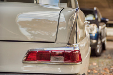 backlight of oldtimer - historic car