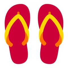 Beach slates vector icon flat isolated