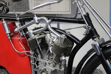 Fototapeta na wymiar detail of a motorcycle