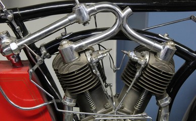 Fototapeta na wymiar engine of motorcycle