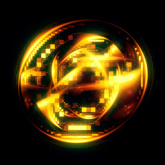 Vivid abstract background. Beautiful design of rotation frame.  .Mystical portal. Bright sphere lens. Rotating lines. Glow ring. .Magic neon ball. Led blurred swirl. Spiral glint lines.