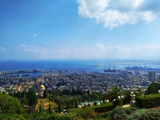A beautiful picture of the Bahai Gardens in Haifa Israel