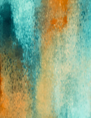 Obraz premium Abstract brush painting. Brushstrokes , spots of paint. Multicolored background. Painted rouge texture. Artistic canvas. Modern art.