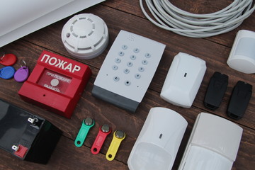 security and fire alarm sensors remote control