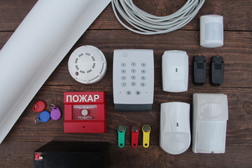 security and fire alarm sensors remote control