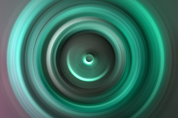 Abstract background Divergent circles from center. Exodus of circles from central point. Holy magic sparkle. Concentric circles one in another.