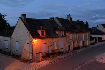 Provins, Frankreich, abends